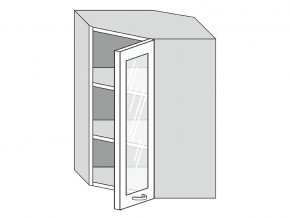 19.60.3у Шкаф настенный (h=913) угловой на 600мм со стекл. дверцей в Нязепетровске - nyazepetrovsk.магазин96.com | фото