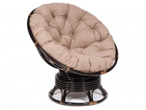 Кресло-качалка Papasan w 23/01 B с подушкой Antique brown, экошерсть Коричневый в Нязепетровске - nyazepetrovsk.магазин96.com | фото