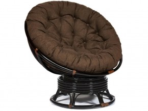 Кресло-качалка Papasan w 23/01 B с подушкой Antique brown, ткань Коричневый в Нязепетровске - nyazepetrovsk.магазин96.com | фото