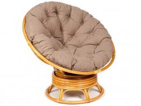 Кресло-качалка Papasan w 23/01 B с подушкой Honey, экошерсть Коричневый в Нязепетровске - nyazepetrovsk.магазин96.com | фото