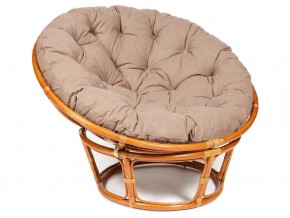 Кресло Papasan 23/01 W с подушкой Cognac, экошерсть Коричневый в Нязепетровске - nyazepetrovsk.магазин96.com | фото