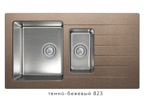 Мойка комбинированная Tolero twist TTS-890 Темно-бежевый 823 в Нязепетровске - nyazepetrovsk.магазин96.com | фото